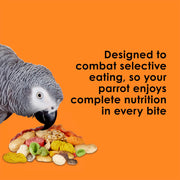 Kaytee Fiesta Parrot Food for Large Birds, 2.5 Pounds | Fun feeding. Bird food with fruits, veggies, grains. Bird seeds, shapes and textures for natural foraging