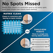 Shark Matrix Plus Robot Vacuum & Mop Combo, 60-Day Self-Emptying, AV2610WA | Matrix Clean Navigation for Carpet, Hard Floors & Pet Hair, HEPA, Sonic Mopping, Anti-Hair Wrap, LiDAR Mapping, Wi-Fi Control