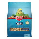 Kaytee Forti-Diet Pro Health Nourish+Protect Parakeet Food, 2 Pounds | Balanced digestion daily. Parakeet seed with superfoods. Prebiotics, probiotics, small bird food