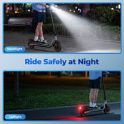 Electric Scooter Adults, 1000W/500W Motor, 28/21 Miles Max Range, 10''/8.5" Tires All Terrain, 25/20 MPH Top Speed, Lightweight Commuting E Scooter, Foldable for Adults Teens