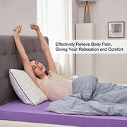 SINWEEK 2 Inch Gel Memory Foam Mattress Topper, Twin Size | Ventilated Soft Pressure Relieve Mattress Pad, Breathable Bed Topper, CertiPUR-US Certified