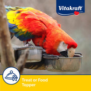 Vitakraft Super Fruit Cocktail Parrot and Cockatiel Treat 20 oz. | Real Dried Fruit, Wholesome Seed Blend, Natural Foraging Mix, Resealable Bag, 20 oz Pack