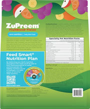 ZuPreem FruitBlend Cockatiel & Conure Food, Uniform Bird Food, M, 2 lb | Bird Food Pellets, Fruit Blend, Cockatiel Food, Conures, Lovebirds, Love Bird Pellets, Cockatiel Pellets, Parrot, Medium Bird