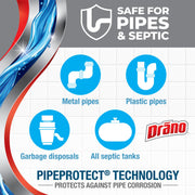 Drano Max Gel Drain Clog Remover & Cleaner, Safe for All Pipes, 80oz 2-Pack