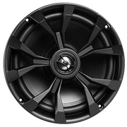 BELVA BBMS8B 8” 2-Way 500W Peak (250W RMS) Black Marine Coaxial Speakers for Marine/ATV/Motorcycle/Powersports