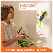HEX BOTS Glow-in-the-Dark Wall Crawler Gecko Remote Control Toy | Glow-in-the-Dark RC Toy, Wall Climbing Technology, Realistic Limbs, Easy to Use Remote, Prank Toys & Gifts for Kids Ages 4+