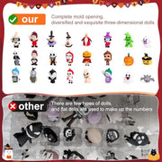 Nightmare Advent Calendar 2026, Halloween Countdown Calendar, 24Pcs Boo Basket Stuffers for Kids Adults, Trick or Treat Holiday Count Down Box