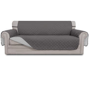 Easy-Going Reversible Couch Cover, 3 Cushion Sofa, Large, Gray/Light Gray | Machine Washable Slipcover For Dogs, Water Resistant Furniture Mat For Living Room, Non-Slip Sofa Cover, Pet Friendly