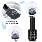 Beetles Builder Gel for Nails, 8 in 1 Clear Builder Nail Gel | Strengthening, Thickening & Building Instant Apex,Beginner Friendly DIY Salon at Home for Women, LED UV Lamp Cured