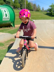 Strider 12 Sport, No Pedal Balance Bike for Kids Ages 1–4 Years, Pink | No-Pedal Balance Bike for Toddlers, Safety Pad, Adjustable Seat and Handlebars Lightweight Frame, Never-Flat Tires