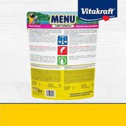 Vitakraft Menu Parrot Food 5 lb. | Nutrient-Rich Seed Blend, Natural Foraging Mix, Daily Diet Formula, Resealable Bag, 5 lb Pack