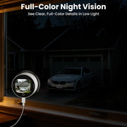 SOLIOM 2K Window Camera, LCD Touchscreen,24/7 Recording, 2.4&5GHz WiFi