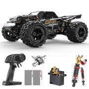 DEERC 9309E RC Cars for Adults 40KPH,All Terrain Fast Remote Control Cars | 1/16 Scale RC Monster Truck,2.4Ghz 4WD Waterproof Electric High Speed Car,Monster Truck with 2 Batteries for Boys & Kids