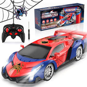 Growsland Remote Control Car for Kids, RC Cars for Boys Kids 1:18 Electric Vehicle Toy Car Hobby Racing Car Toys with Lights & Controller, Birthday Gift for 3 4 5 6 7 8 9 Year Old Boys Girls