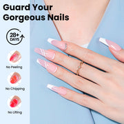 Beetles No Wipe Gel Top Coat and Base Coat Set for Gel Nail Polish | 2Pcs 15ml Super Shiny and Long Lasting Soak Off UV/LED Lamp Nail Art Design Gift