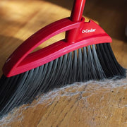 O-Cedar Pet Pro Broom with Step-On Dustpan | Removes Over 99% of Dust & Dirt in One Sweep | Removes 3X More Pet Hair | Quiet Cleaning Tool for Cat and Dog Owners
