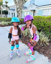 Nattork Girls Inline Skates for Kids Boys, 4 Sizes Adjustable Butterfly Blades Skates with All Light up Wheels - Birthday Gift for Indoor Outdoor Sports