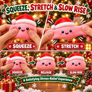 Squishy Advent Calendar 2026, 24-Day Christmas Gift with Mini Squishies (F) | Enjoy 24 days of Christmas surprises with soft mini squishies, festive characters, and a colorful gift box.