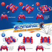 Excitobo Remote Control Car,RC Cars Boys Toys for 3 4 5 6 7 8 9 10 11 12 Year Old Boy Double Sided 360°Flip 4WD Rechargeable Drift RC Race Car Birthday Gifts Easter Basket Stuffers for Kids Age 3-12