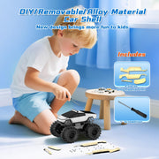 Amphibious Remote Control Car, 1:18 Monster Truck Toys for Boys RC Cars | 2.4 GHz Waterproof RC Trucks, 4WD All Terrain Off-Road Pickup, Kids Christmas Birthday Gifts Present Boys Girls Toys Ages 6+