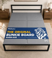 Meliusly Original Bunkie Board Queen Size (60x80) - Under Bed Support | Non-Slip Breathable Bed Support Board for Slatted Bed Frame, Anti-Sag, Noise Minimizing Moisture Resistant Bed Board