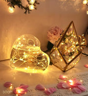 6 Pack Fairy Lights Battery Operated With Timer,2 Remotes,20 LED Warm White | 6.5ft Twinkle Lights,Waterproof Silver Wire Firefly Lights DIY Mason Jar Wedding Party Christmas Centerpiece Table Deco