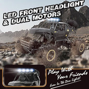 Jiakora RC Cars Remote Control Car 1:12 Off Road Truck, Metal Shell LED Headlights Offroad Monster RC Truck, 4x4 All Terrain Hobby RC Cars Toys for Boys Kids Adults Gifts 8-12