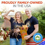 Buff Clucks WormStop Natural Chicken Dewormer Powder – All-Natural Herbal Blend for Daily Wellness - Chicken Wormer is Safe for Eggs & All Ages - Garlic, Pumpkin Seed, Wormwood - USA (8 oz)