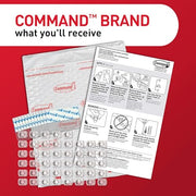 Command Clear Indoor Mini Light Clips Value Pack, 45 Clips, 54 Strips, Damage-Free String Light Hangers for Home, Room, Wall, Office, and Dorm Decor, Great for Cable Management, Holds up to 0.3 lb