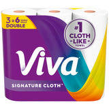 Viva Signature Cloth Paper Towels, 3 Double Rolls, 86 Sheets per Roll